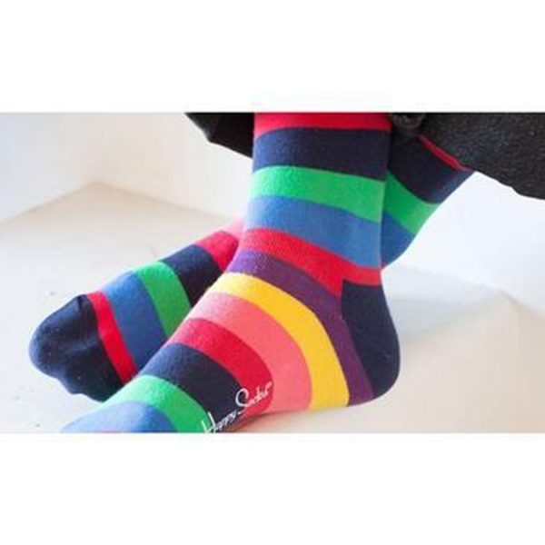 Happy Socks Stripe Sok - Multi Heren & Dames kopen?