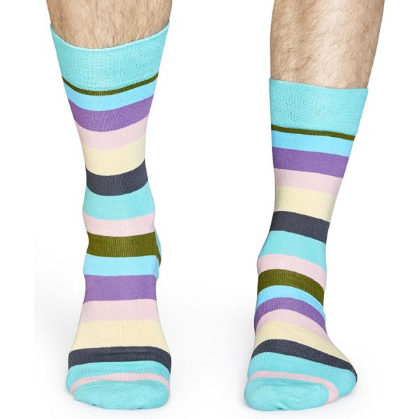 Happy Socks Stripe Sok - Lichtblauw Heren & Dames kopen?