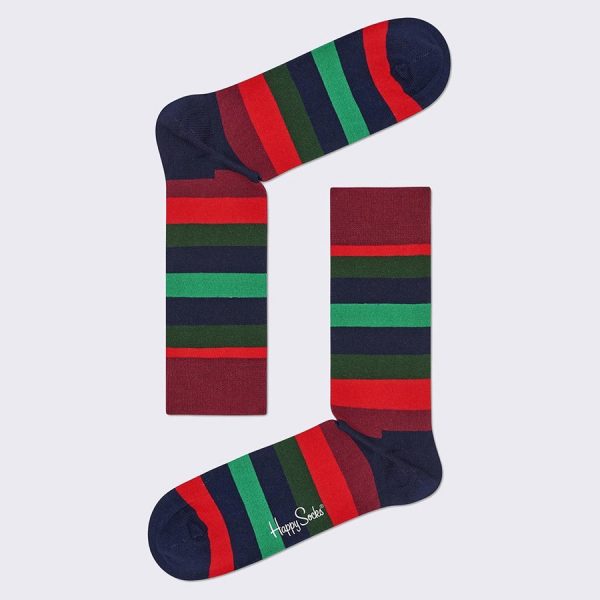 4-pack - Streep - Maat 41-46 | in KING OF SOCKS verpakking