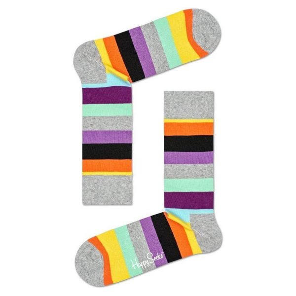 Happy Socks Stripe Sok - Grijs Heren & Dames kopen?