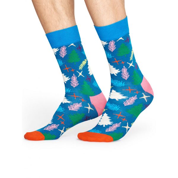Happy Socks Tree Sok - Blauw Heren & Dames kopen?