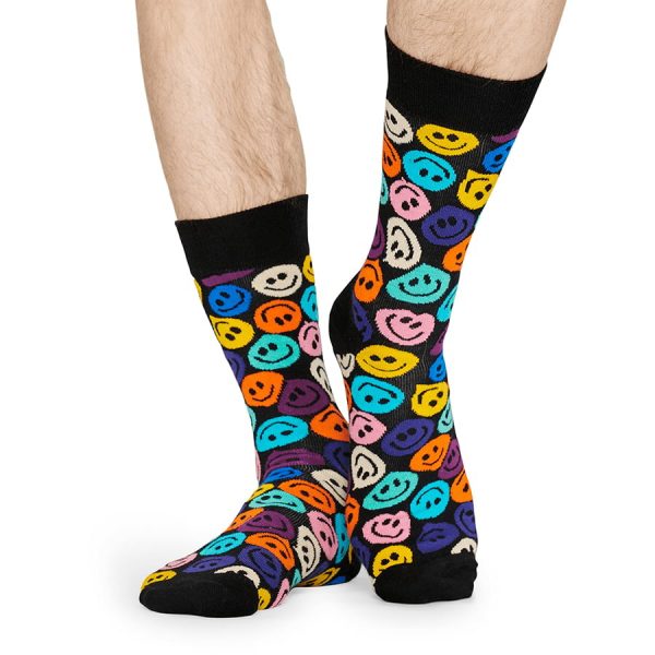 Happy Socks Twisted Smile Sok - Zwart Heren & Dames kopen?