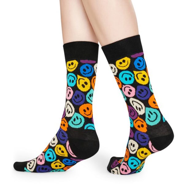 Happy Socks Twisted Smile Sok - Zwart Heren & Dames kopen?