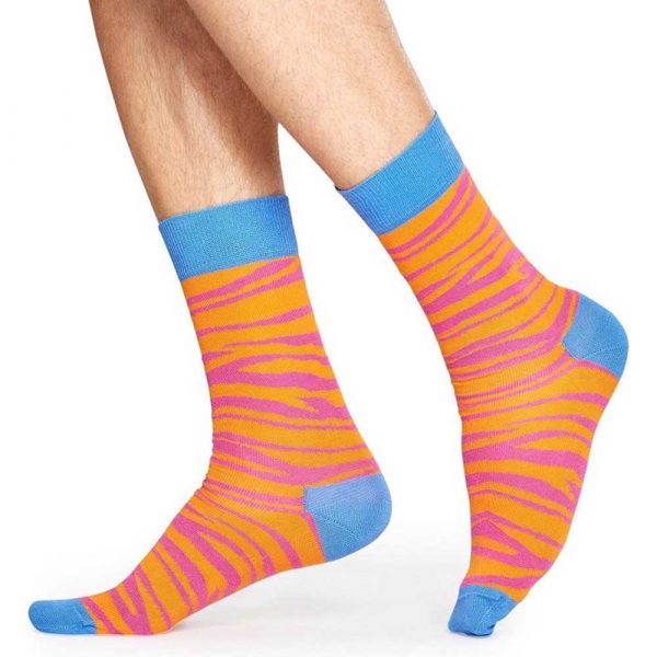 Happy Socks Zebra Sok - Oranje Heren & Dames kopen?