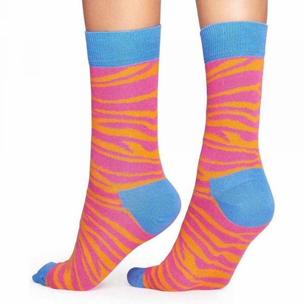 Happy Socks Zebra Sok - Oranje Heren & Dames kopen?