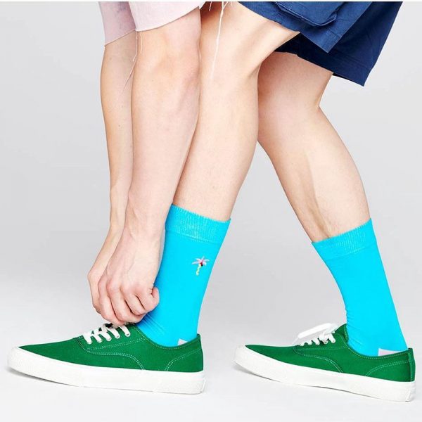 Happy Socks Embroidery Palm Sok Heren+Dames kopen?