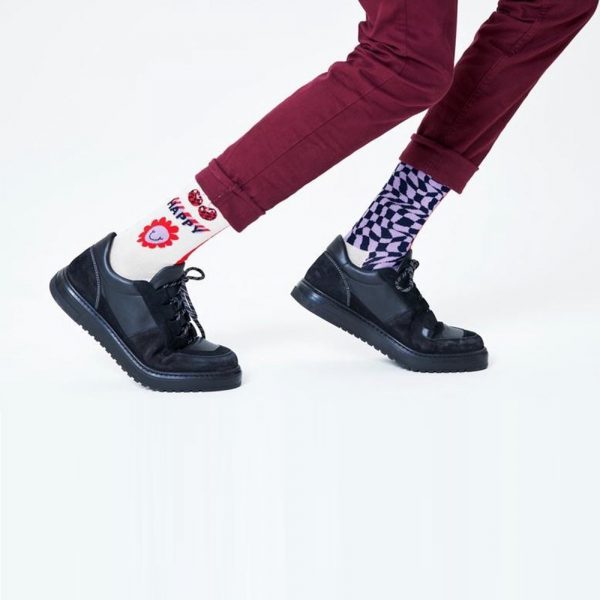 Happy Socks Half/half Allover Dots Sok Heren+Dames kopen?