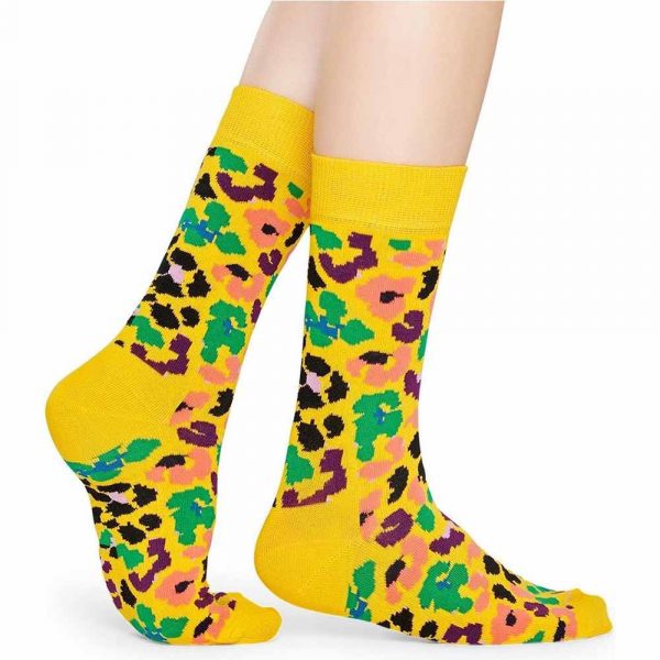 Happy Socks Multi Leopard Sok Heren+Dames kopen?