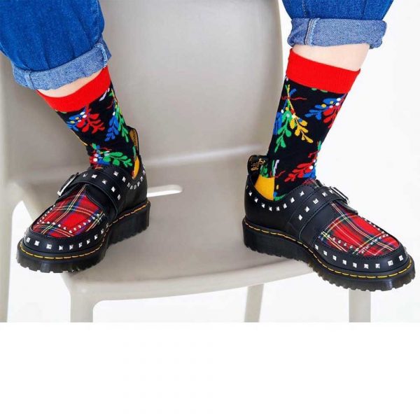 Happy Socks Mistletoe Sok Zwart Heren+Dames kopen?