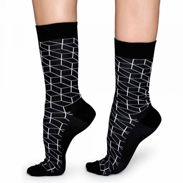 Happy Socks Optic Sok Zwart Heren+Dames kopen?