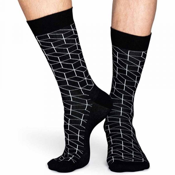 Happy Socks Optic Sok Zwart Heren+Dames kopen?