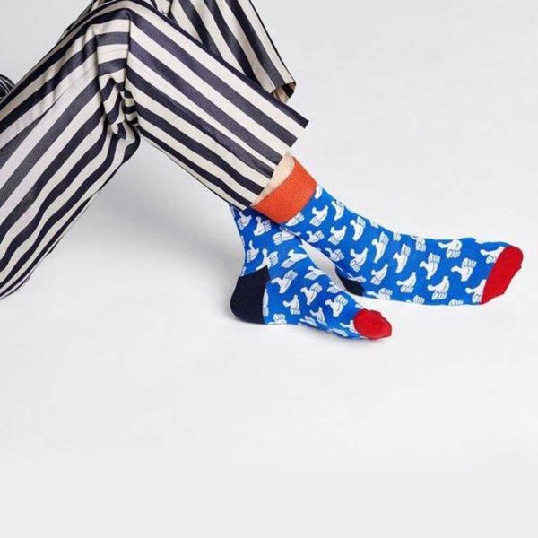 Happy Socks Thumbs Up Sok Blauw Heren+Dames kopen?
