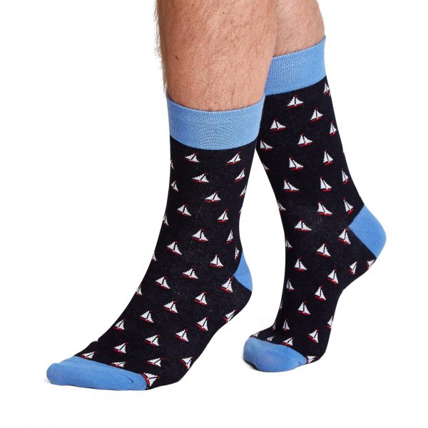 McGregor The Sailboat Sok Blauw Heren & Dames King of Socks