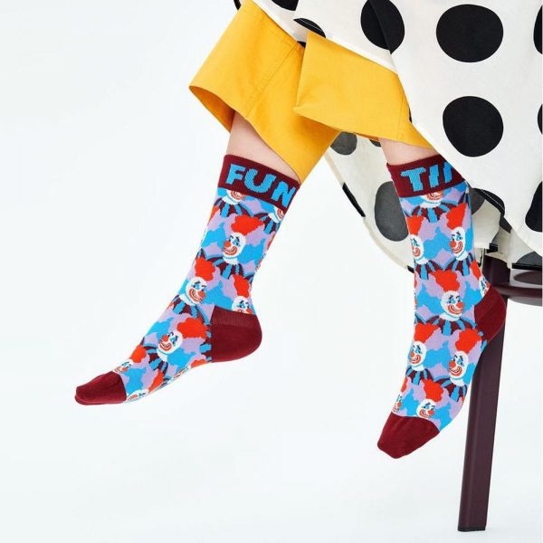 Happy Socks Clown Blauw/bruin Heren | Morgen bezorgd!
