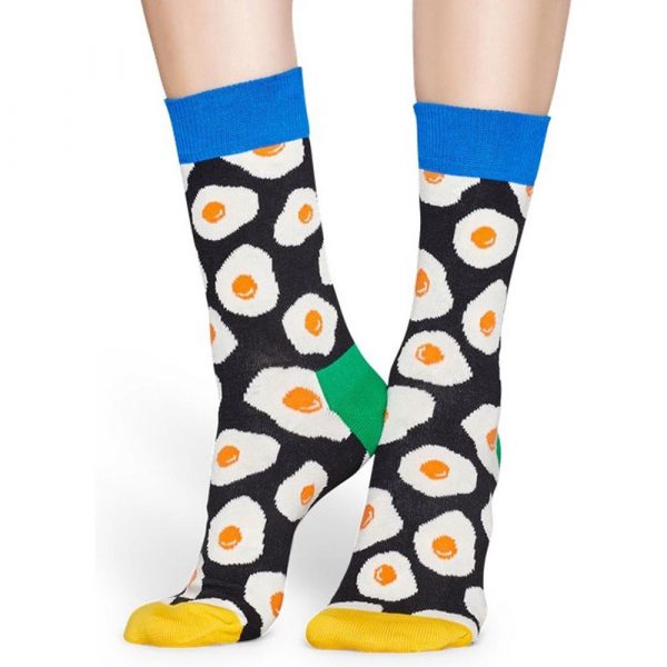 Happy Socks Sunny Side Up Zwart Heren | Morgen bezorgd!