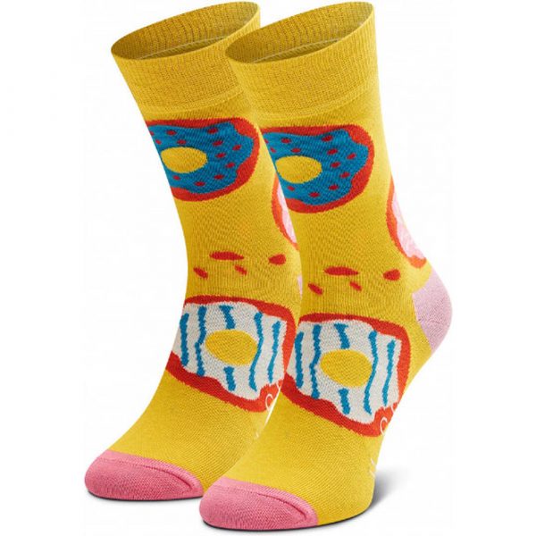 Happy Socks Jumbo Donut Geel Heren | Morgen bezorgd!