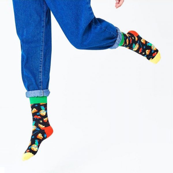 Happy Socks Moon Mouse Zwart Heren | Morgen bezorgd!