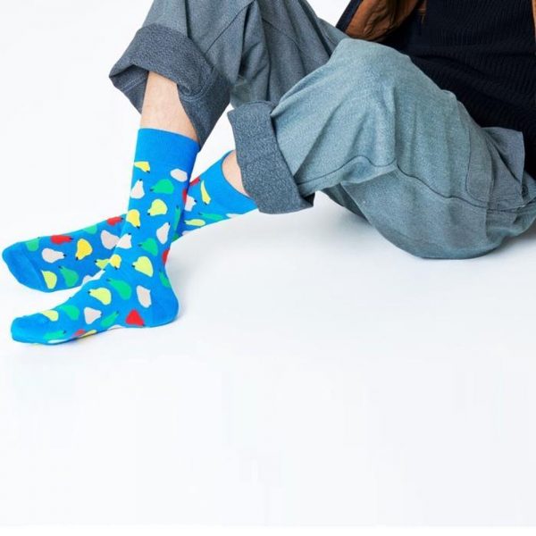 Happy Socks Pear Blauw Heren | Morgen bezorgd! NU 6,95