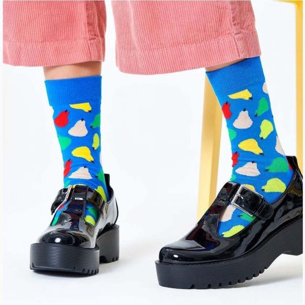 Happy Socks Pear Blauw Heren | Morgen bezorgd! NU 6,95