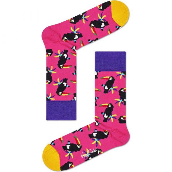 Happy Socks Toucan Roze Heren | Morgen bezorgd! NU 6,95